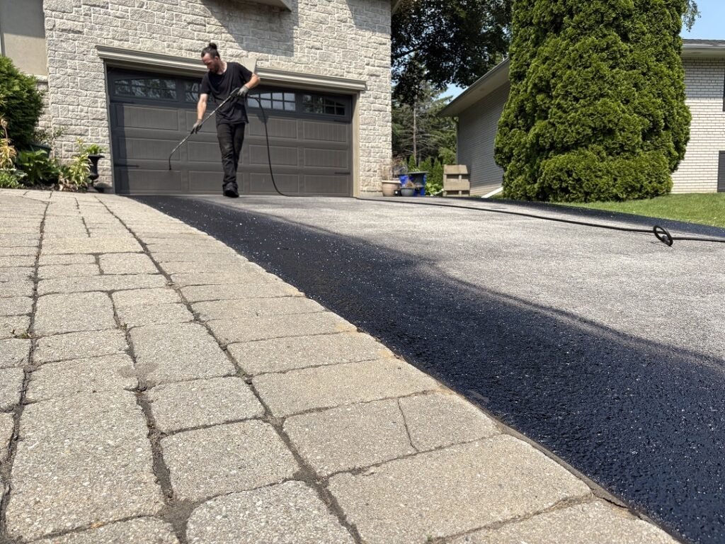 Integrity Asphalt Past Driveway Sealing Job-3